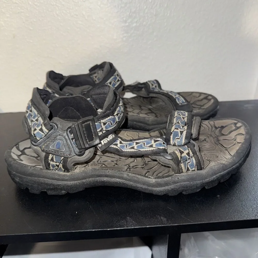 Teva Shoc Pad Terradactyl S/N 1360 Sandals Brown Black Mens Size US 11
